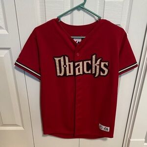 Majestic Red D-backs Kids Jersey